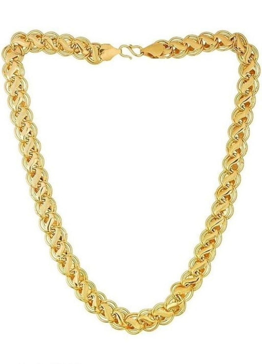 Latest Brass Gold Plated Chain – Stylish & Durable Men’s Necklace